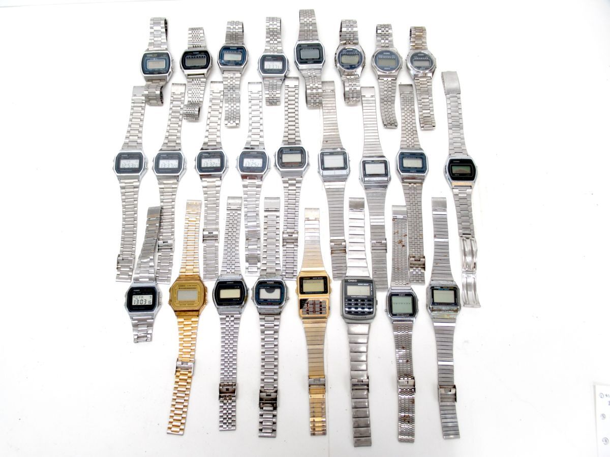 ラス1 デッドストック CASIO AB-10W ヴィンテージカシオ アナデジ ☆廃盤完動品☆ヴィンテージ カシオ データバンクAB-10W アナログ+
