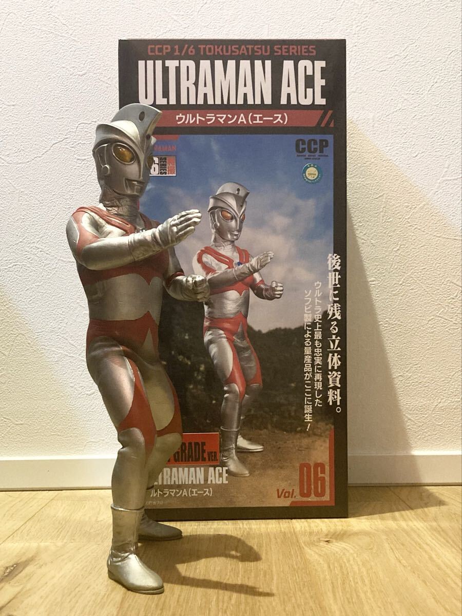 ビリケン商会 ウルトラマンエース 塗装済み完成品！！の落札情報詳細