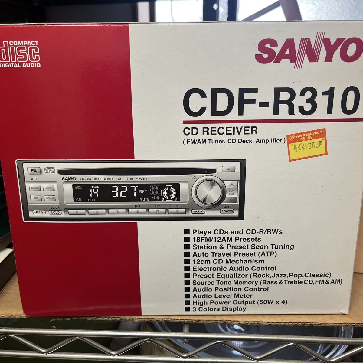 CDF-MS11 サンヨー SANYO カーオーディオ MD/CD 1DINデッキ