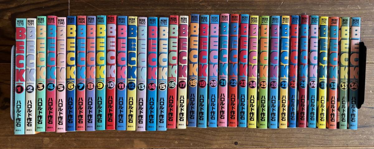 漫画セット BECKベック 1-34巻 ハロルド作者の落札情報詳細 - Yahoo