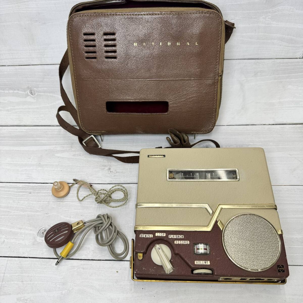 中古】National RQ-55 ブルー カセット レコーダー テープレコーダー