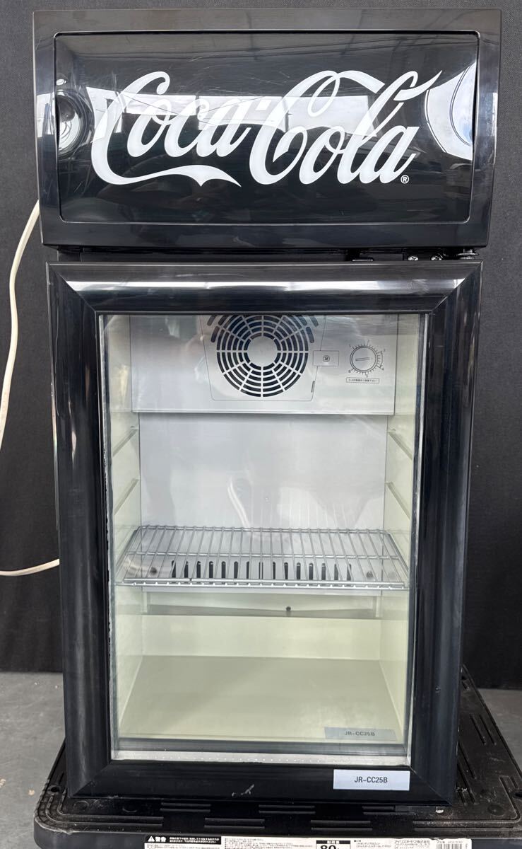 【コカ・コーラ　小型温冷ショーケース】昭和レトロ　レア　サンデン IA02 レトロ 業務用 店舗用 コカ・コーラ 温蔵 冷蔵ショーケース 両面