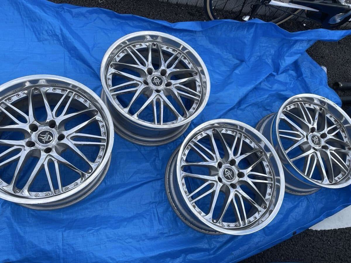 weds Kranze ブォルフェス 超深リム 11.5J-23 新品タイヤ付き 2本