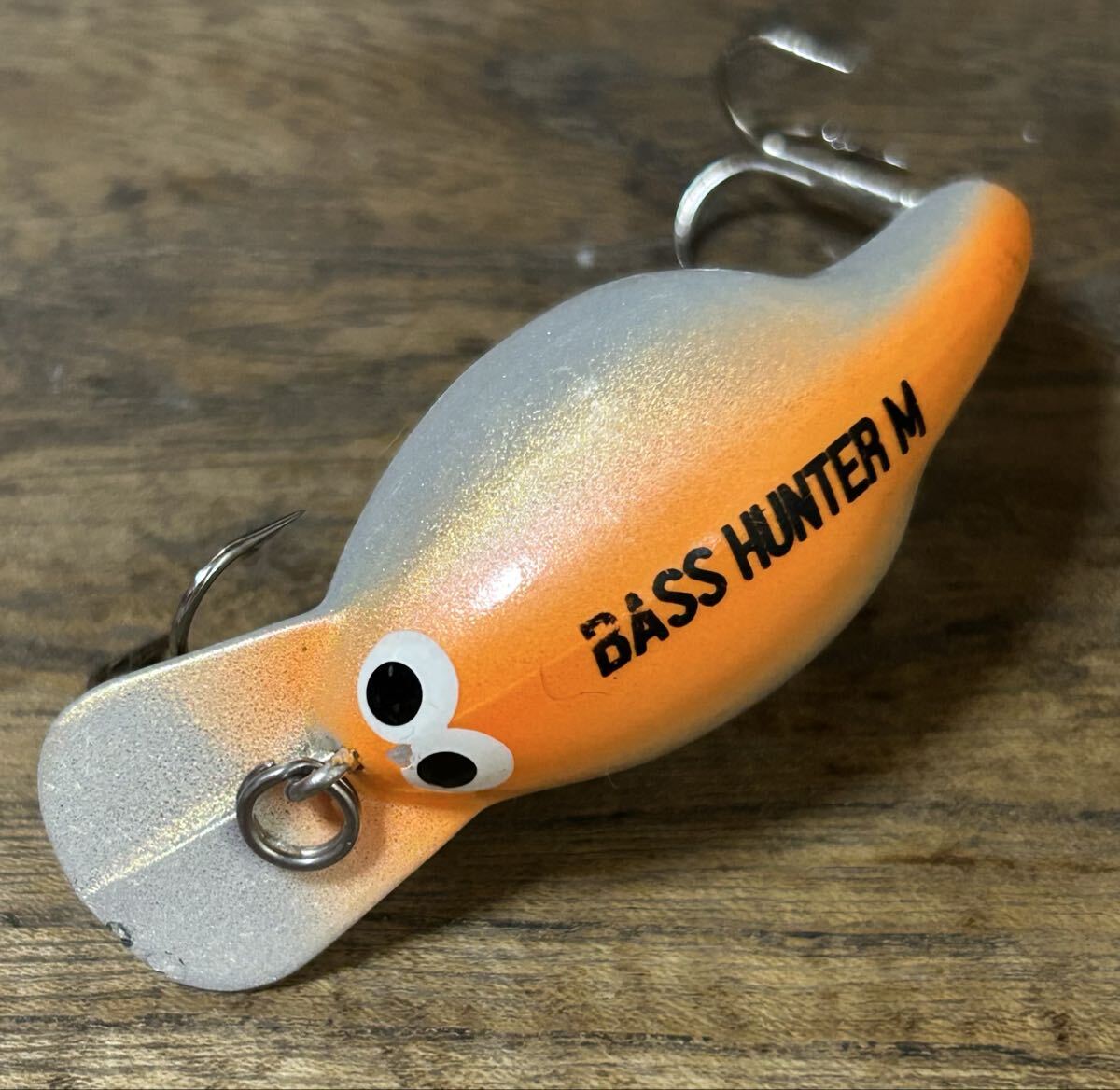 (希少)オールドルアーBass Hunter BN 4個セット OLD/Daiwa/Bass Hunter・Bass Hunter DR/最初期カラー/ホワイトコーチ