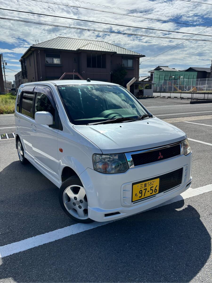 中古】H81W ekスポーツ 純正オプション ROAR ユーログリル アイライン