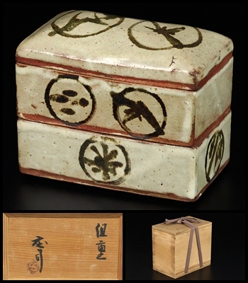 舩木研兒】秀逸作 陶板 船木研児 師 浜田庄司 共箱 保証の落札情報詳細