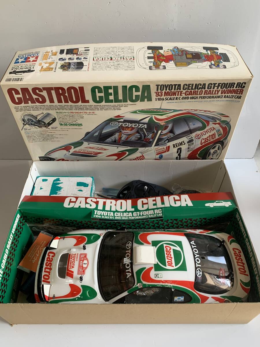 100円スタート!ジャンク品【TAMIYA】1/10 CASTROL CELICA TOYOTA