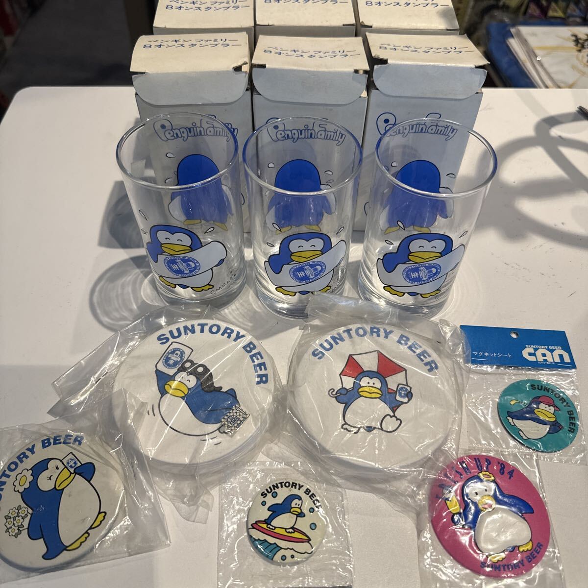 ☆希少 当時物 昭和 サントリービール ペンギン 空き缶 パピプ