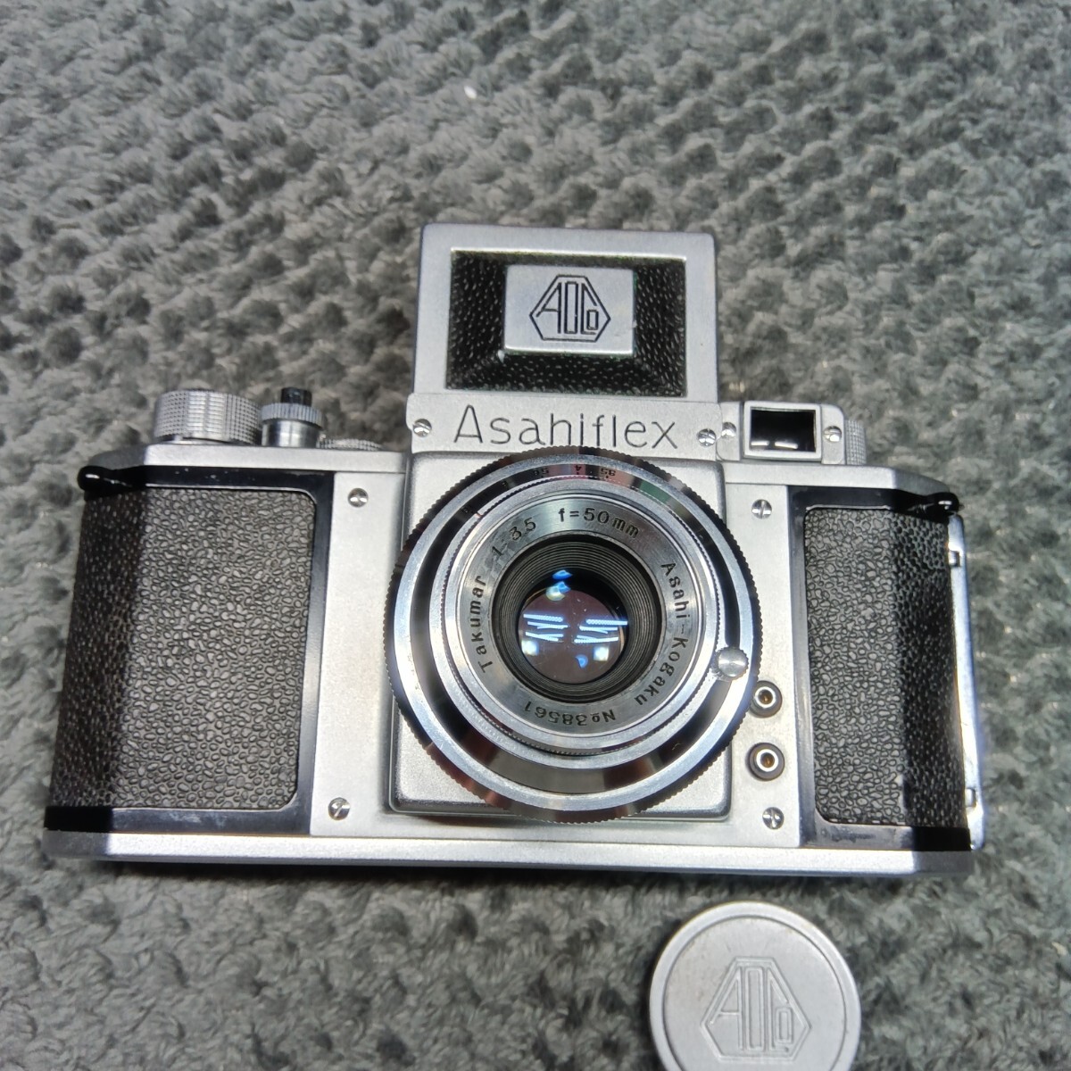 傷や汚れあり】G2368 / 貴重 日本初の一眼レフ Asahiflex Ia / Takumar