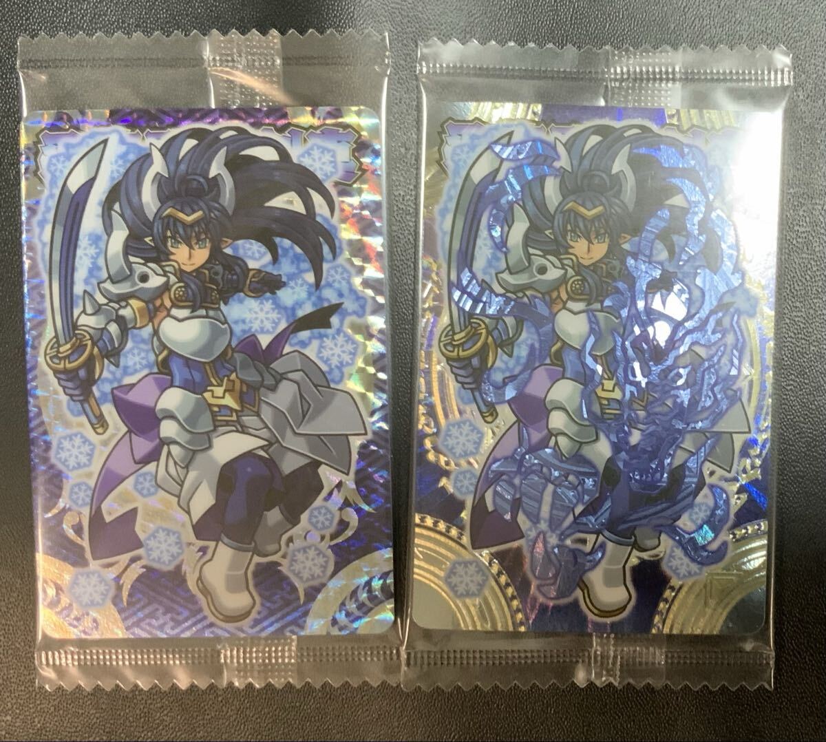 新品】神羅万象チョコ 魔怒暴威都市 激突編 聖凄琉天大星エン 金箔 箔