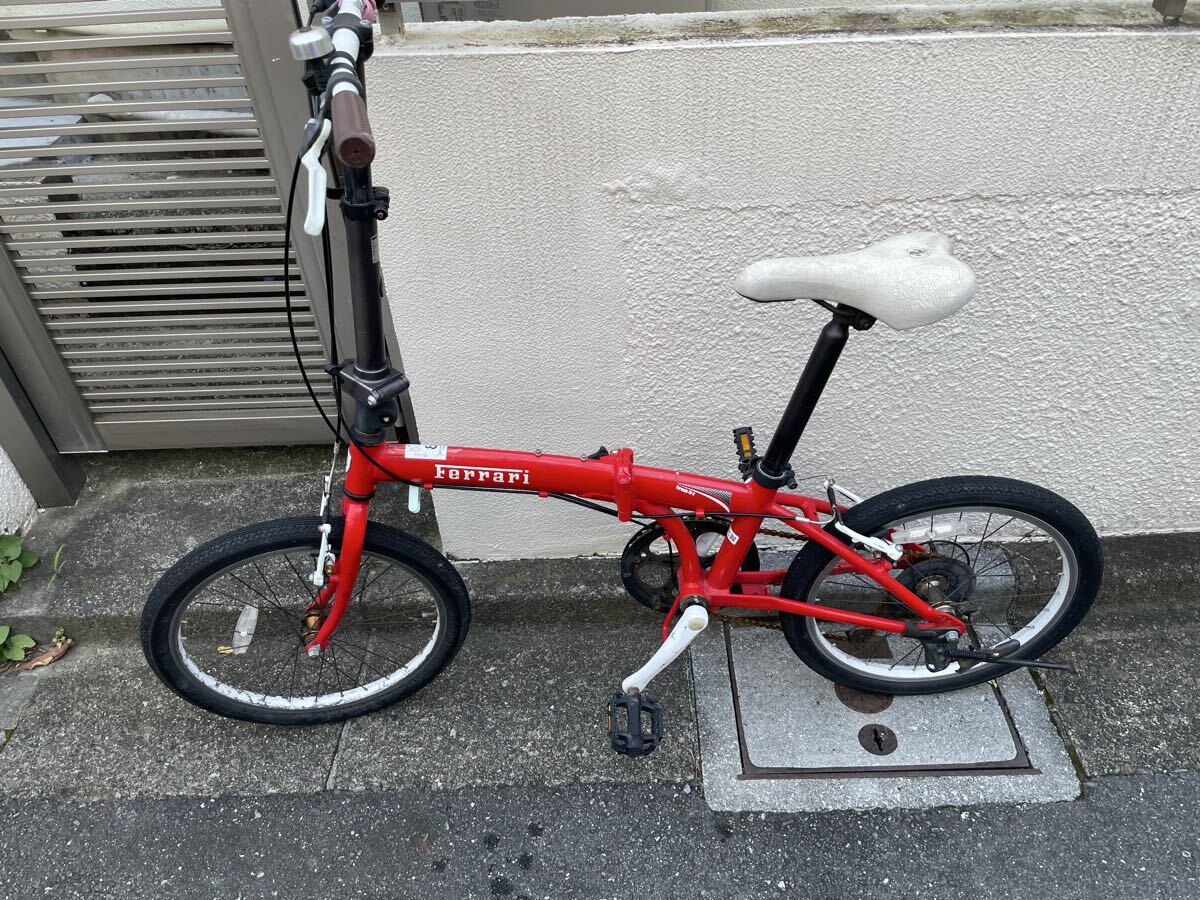 新品】【新品】フェラーリ FDB207E 超レア品折りたたみ自転車 ☆7段