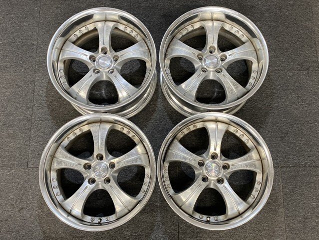 w work アルミ タイヤ 4本セット 18インチ 黒 Euroline ユーロライン