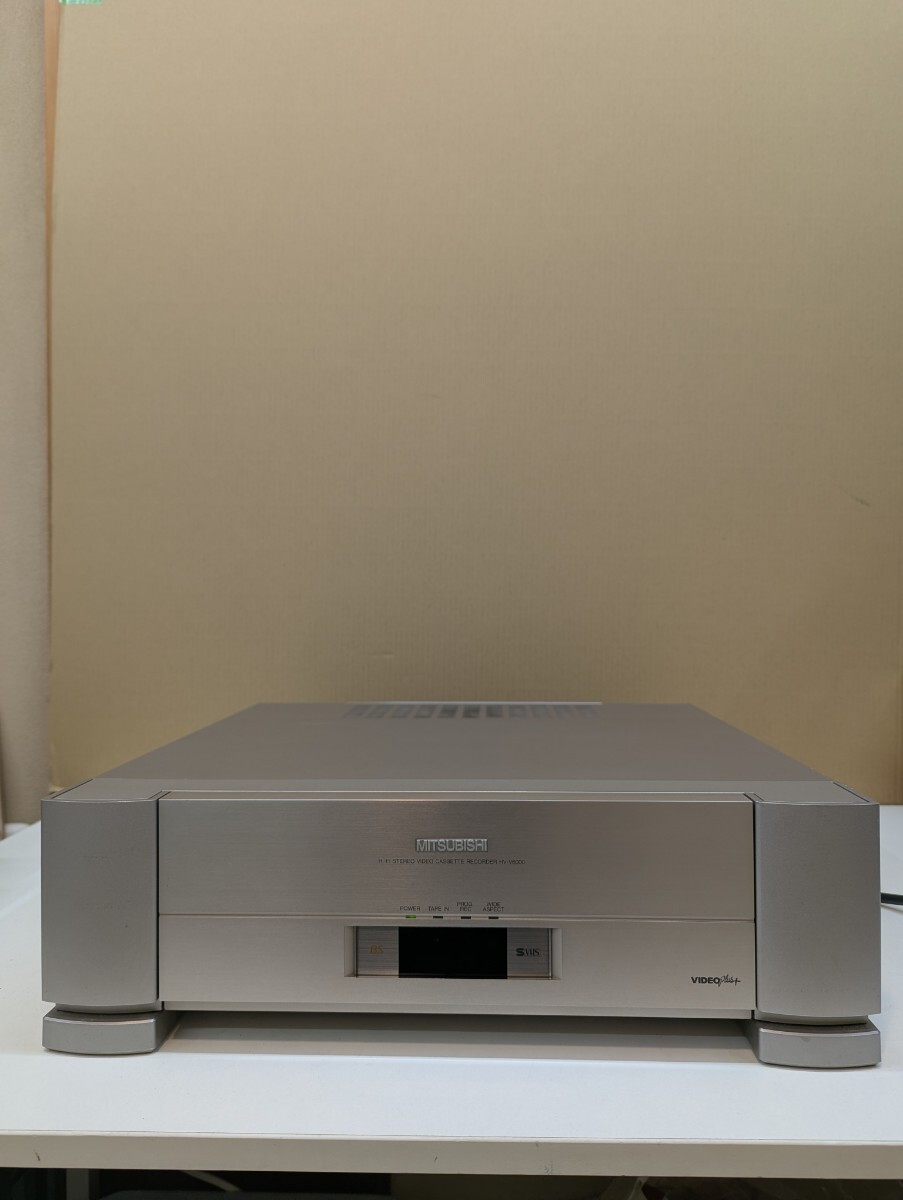 全体的に状態が悪い】MITSUBISHI ビデオカセットレコーダー Hi-Fi