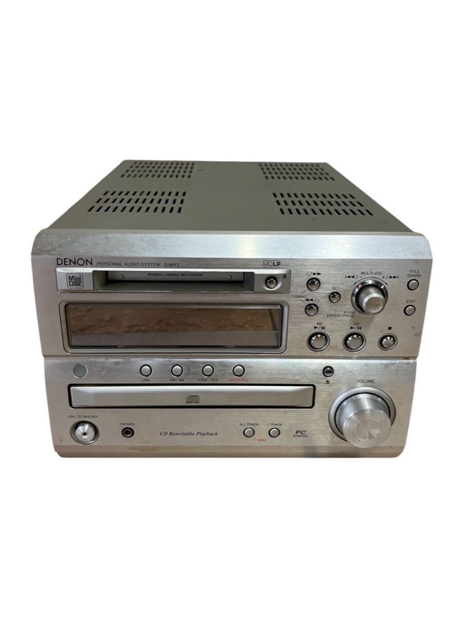 ☆ DENON デノン D-M05 MD/CD一体型コンポ パーソナルオーディオ