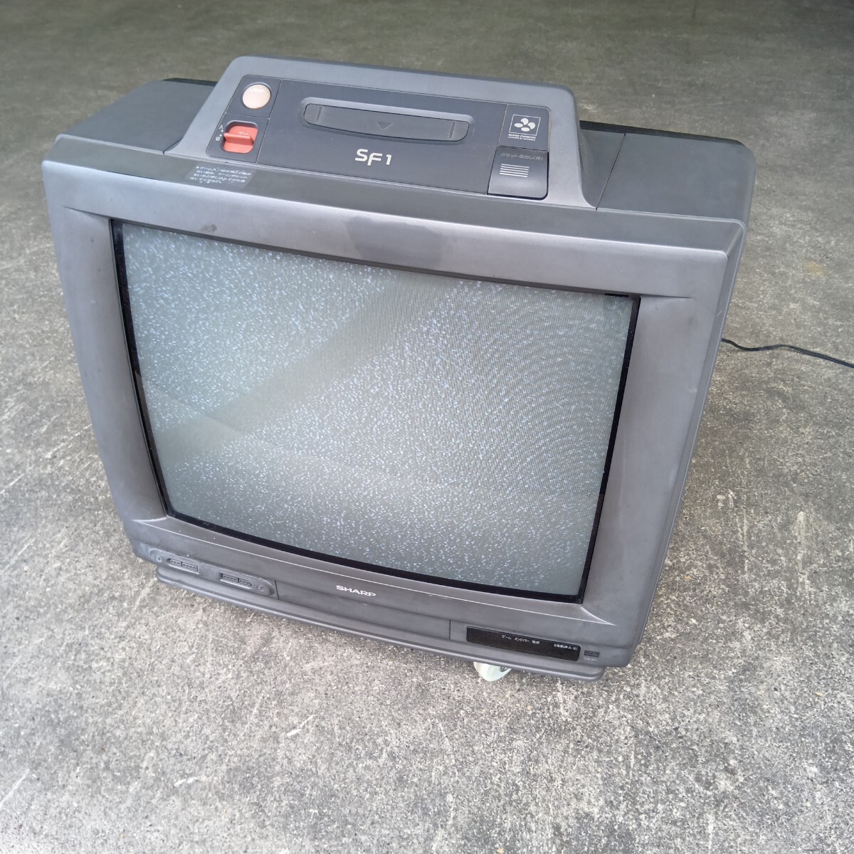 動作品 スーパーファミコン内蔵テレビ TV SHARP/シャープ 21G-SF1 一