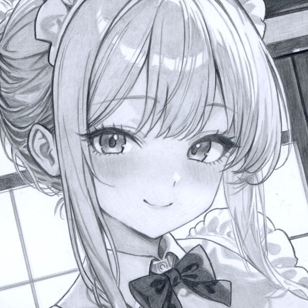 新品】オリジナル 手描きイラスト / 二人のバニー / 色紙 バニーガール