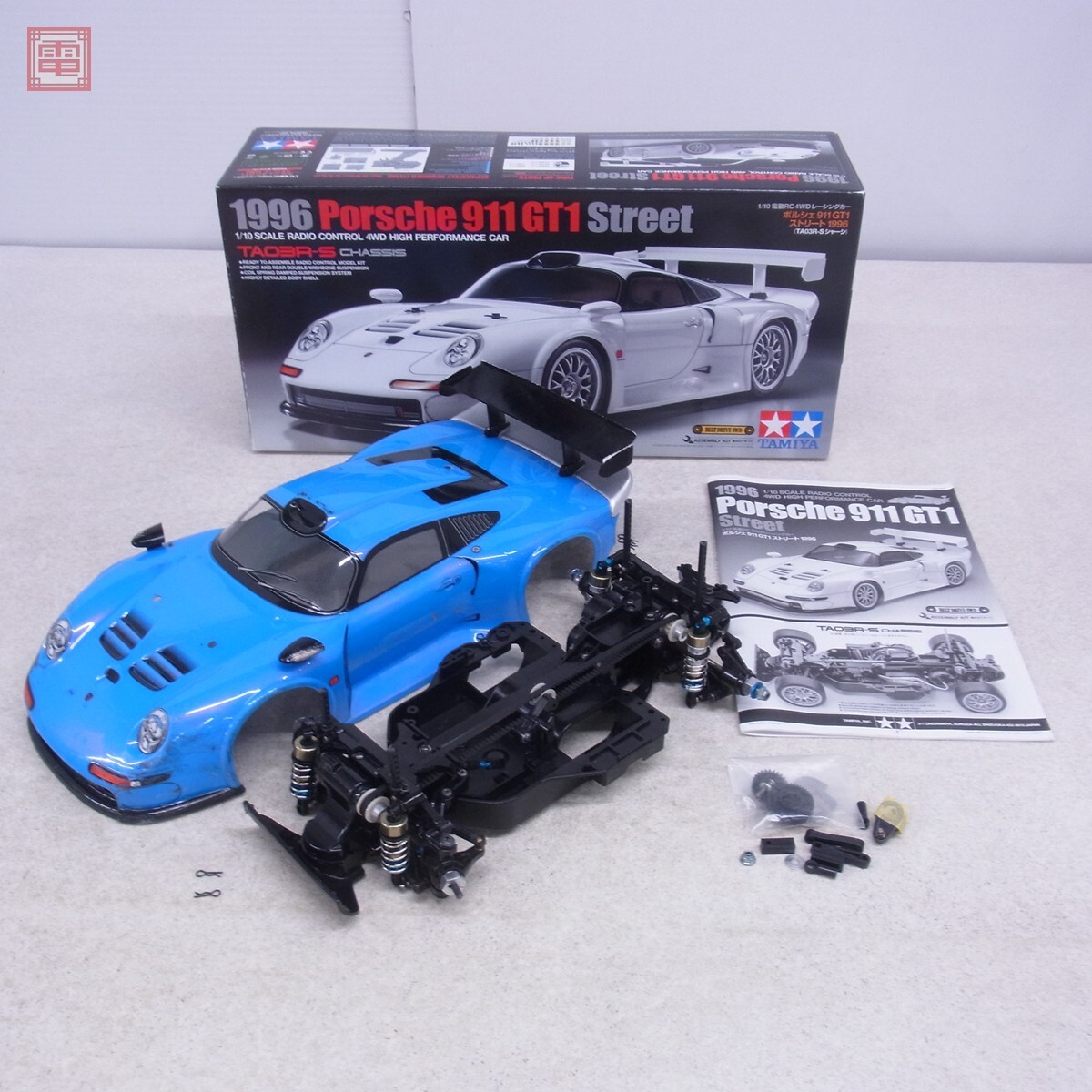 タミヤ 田宮1/8 TGX-Mk1 TS ポルシェ911GT1 / R390GT1 エンジンカー
