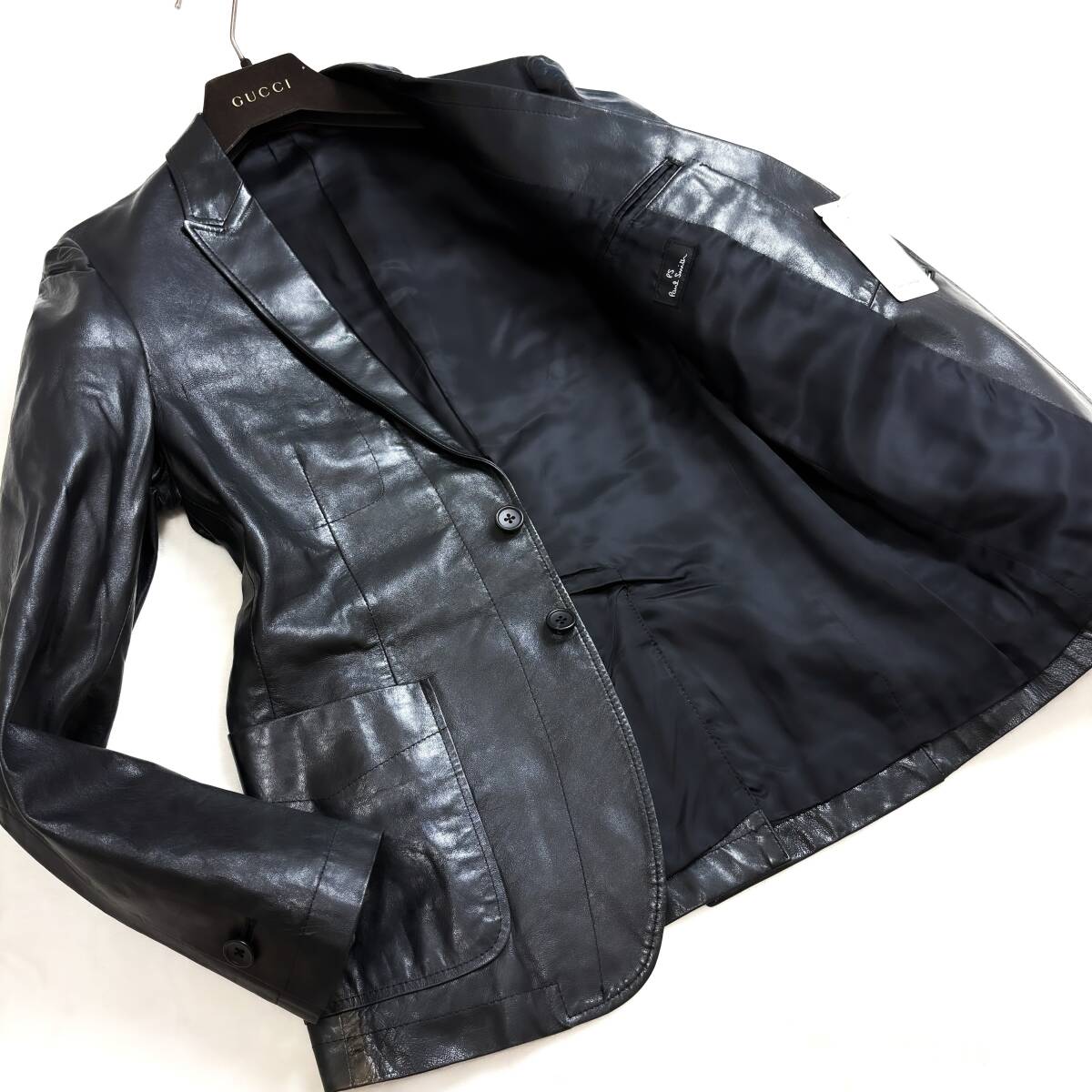 美品 完売 ZARA MAN モード系 ストレッチ ナポレオン ジャケット 送料