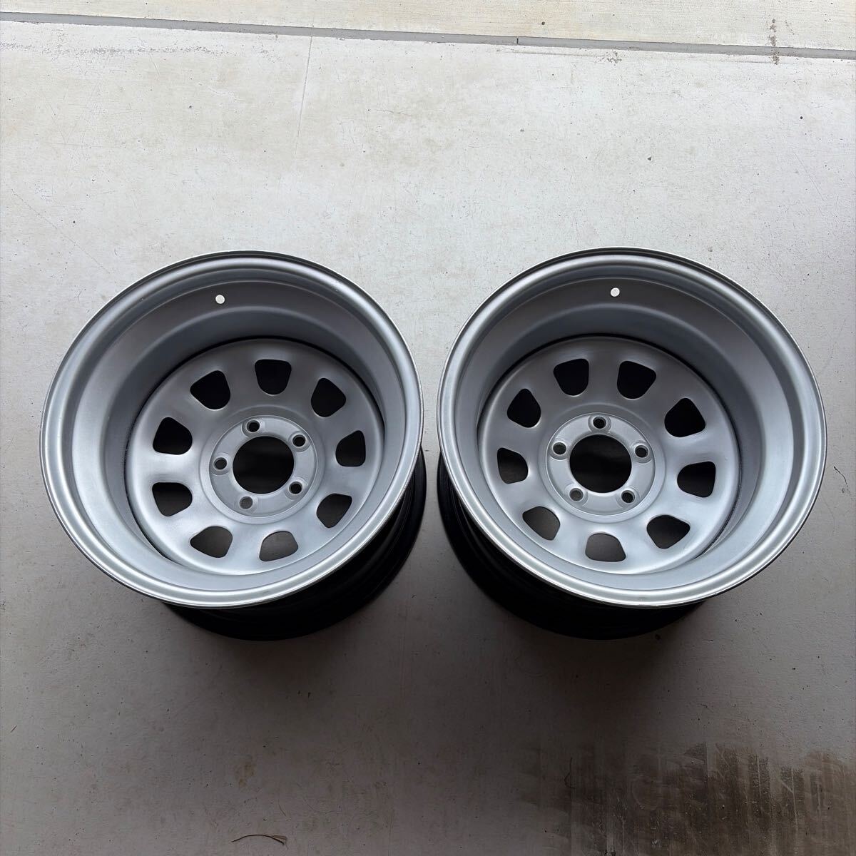 15×8J 4H PCD100 4穴 15インチ ホイール 鉄チン (デイトナ アメリカン