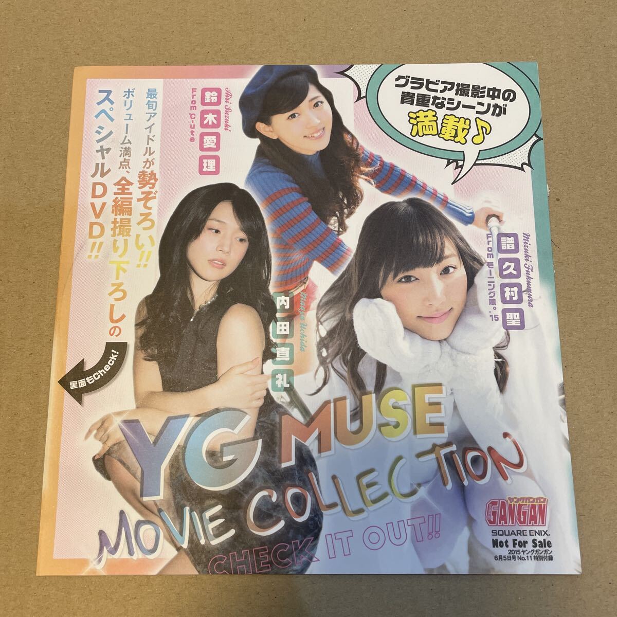 ヤングガンガン 2013年No.7 星名美津紀 藤原令子 松井玲奈 篠崎愛 渡辺