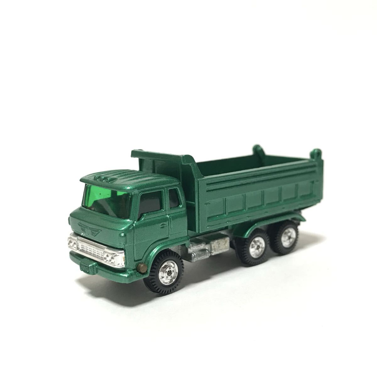 中古】トミカ 黒箱 52-1 T-23 日野 ダンプ・カー HINO DUMP CAR 橙