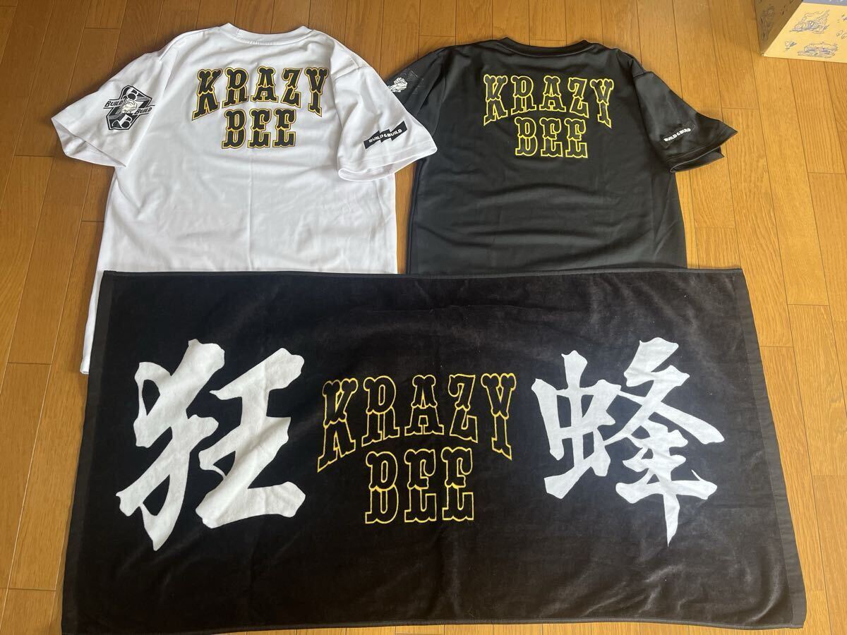 美品☆Tシャツ KRAZY BEE クレイジービー 山本KID 格闘技 MMA RIZIN 矢