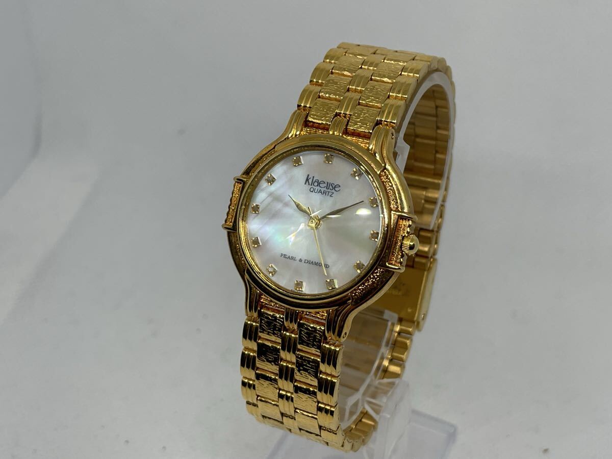062□ Klaeuse クローゼ KA-503F K18 GOLD 13Pダイヤ クロイゼ 18金