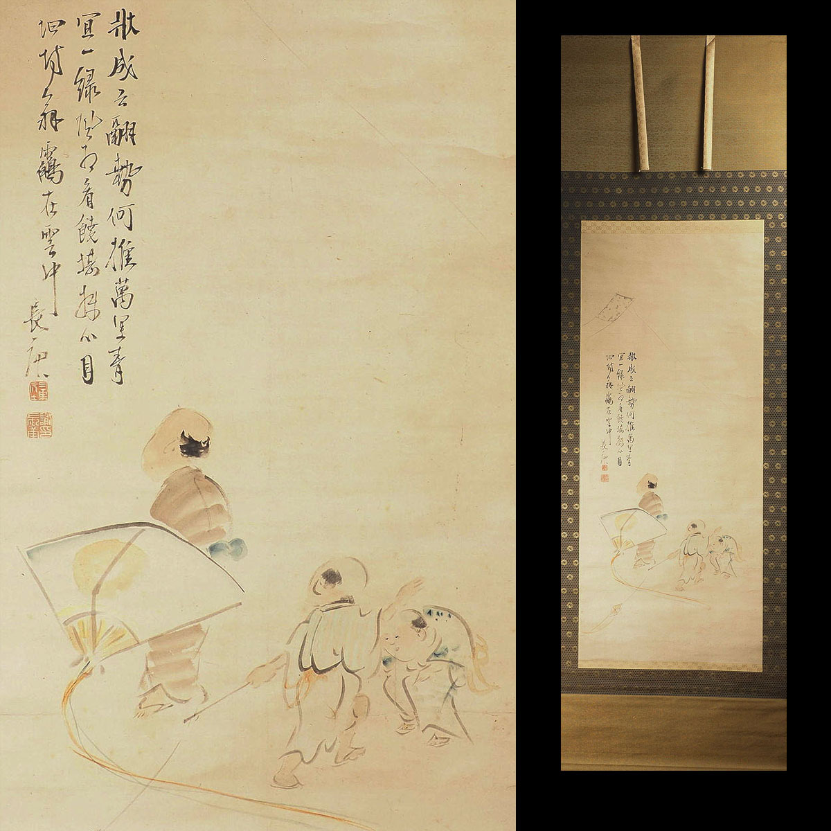 模写】【伝来】n9983〈池大雅 与謝蕪村〉十便十宜図 文人画の祖 江戸