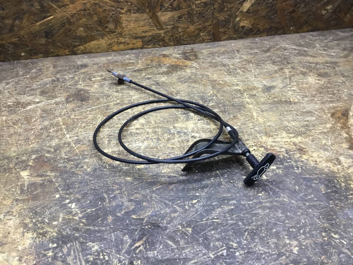 中古】N-BOX DBA-JF1 ボンネットオープナー ワイヤー レバー H-2649の