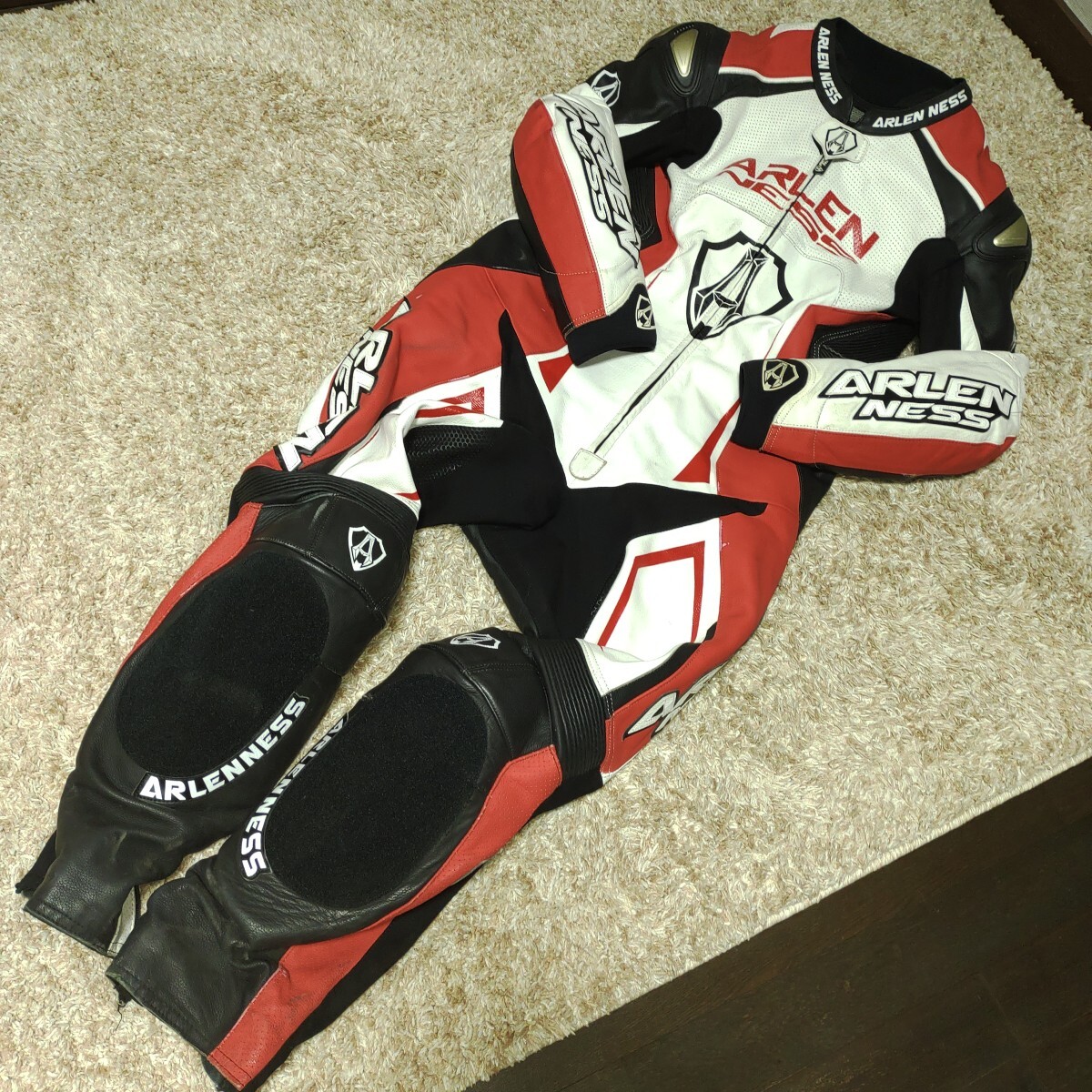 ARLEN NESS レザー ツナギ レディース Mサイズ アレンネス 革ツナギ レディース Mサイズ レーシングスーツ レザー