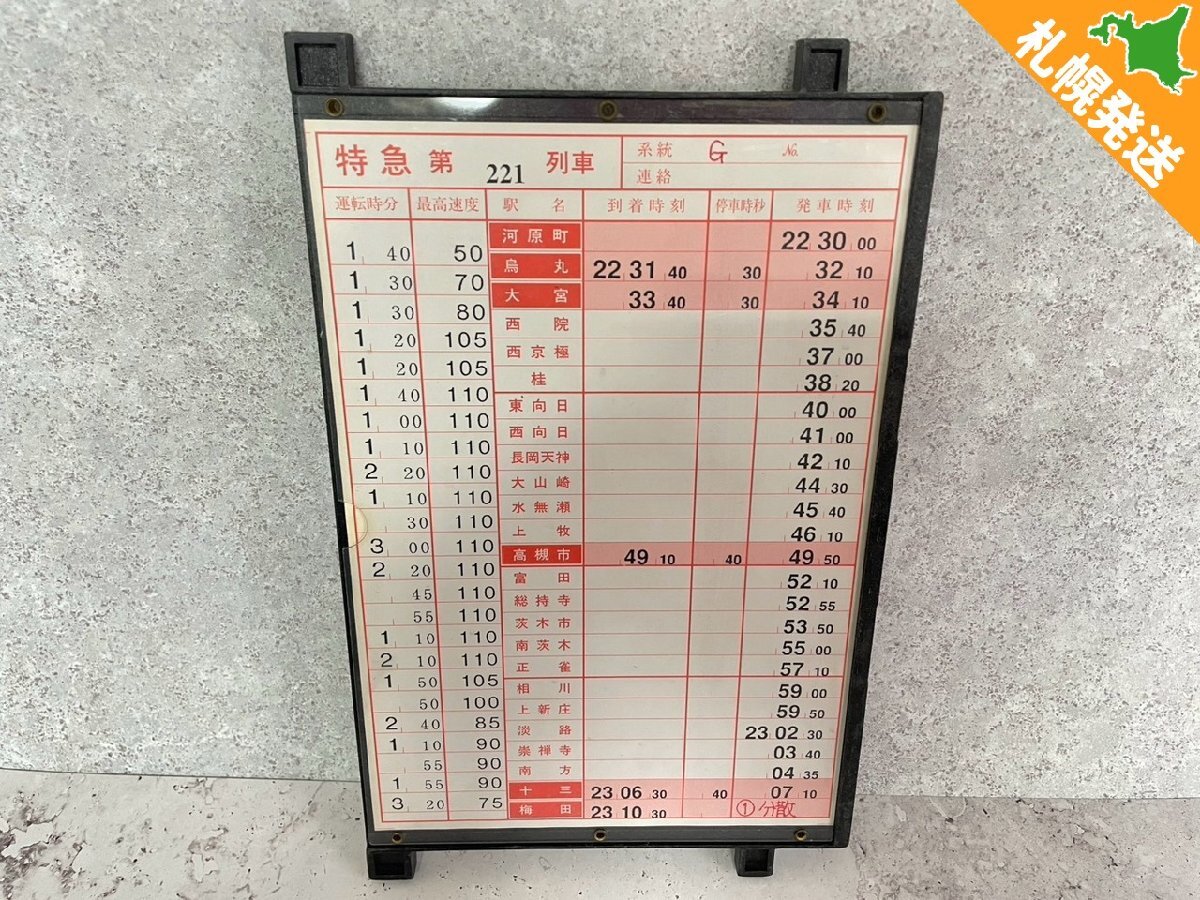 名張ループなど珍運用入！！明星列車区6仕業 仕業揃 運転カード 運転