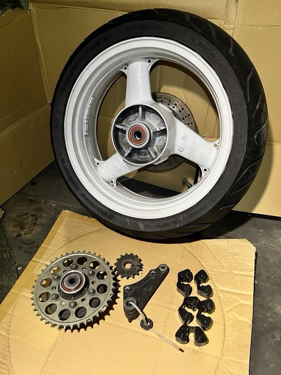 ZRX400用ZRX1200流用ワイドリアホイールの落札情報詳細 - Yahoo