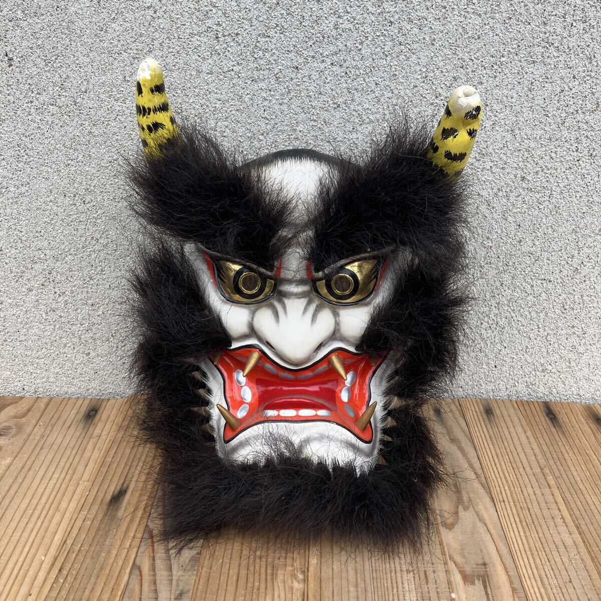 ☆ 柿田勝郎 作 石見神楽面 神楽面 鍾馗面 鬼面 招福 縁起物 魔除け