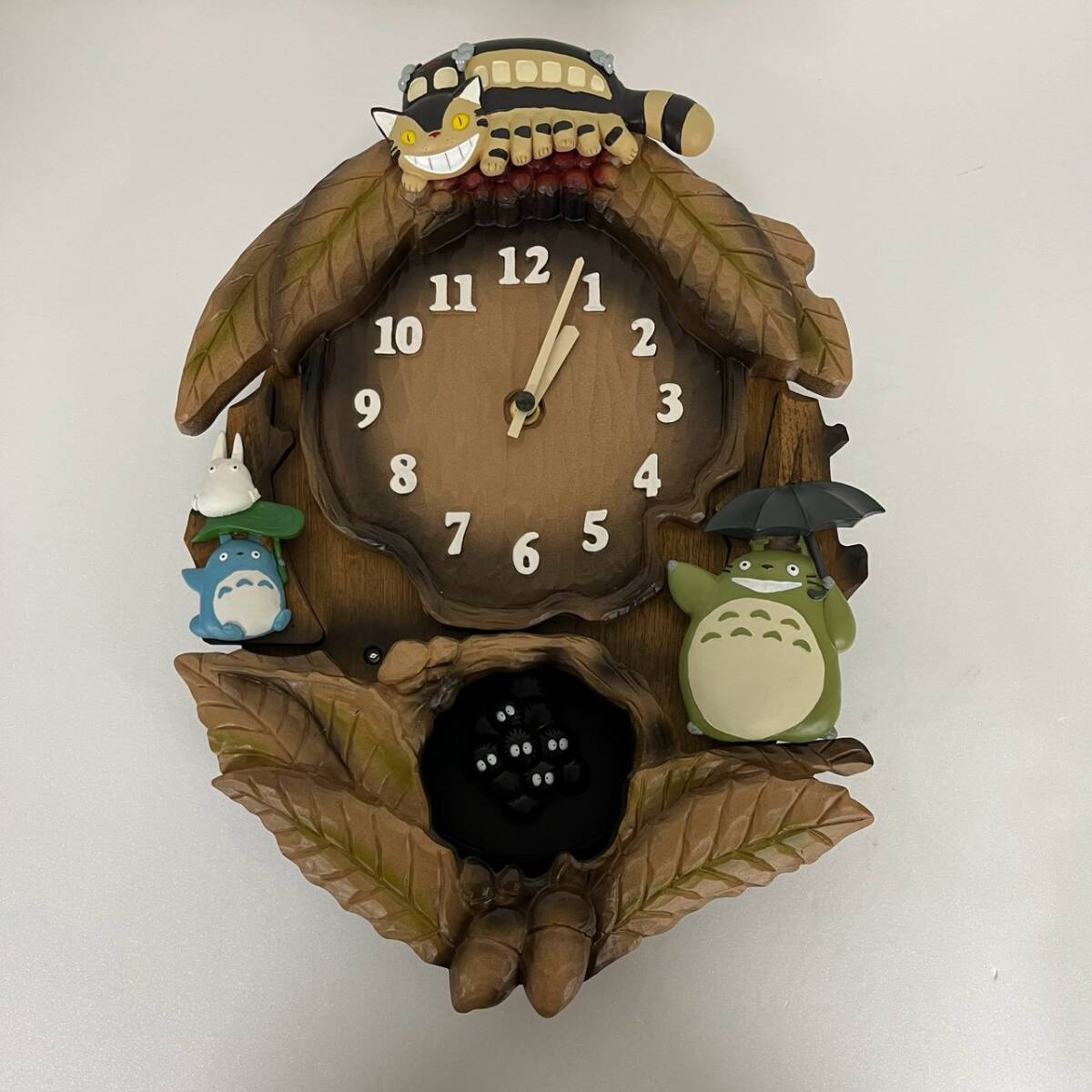 未使用】廃業時計店 倉庫在庫品 となりのトトロ 掛け時計 トトロM806A