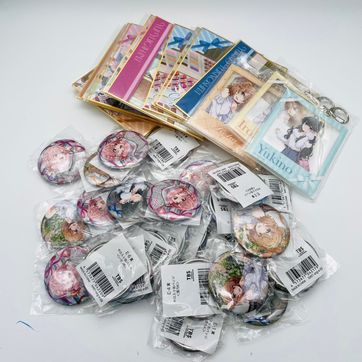 未使用】きゃらっとくじ 俺ガイル A3クリアポスター 全3種 やはり俺の