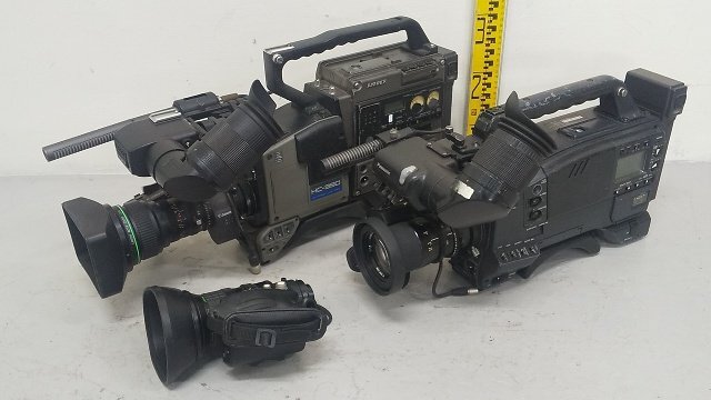 傷や汚れあり】Ikegami/池上通信機・プランビコン撮像管放送用テレビ