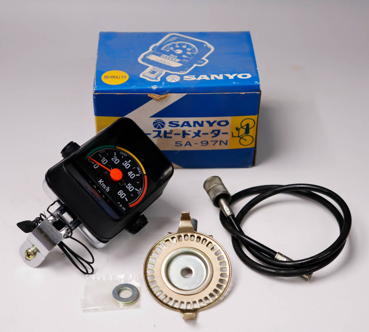 中古】サイクルスピードメーター 未使用 フラッシャー自転車 スーパー