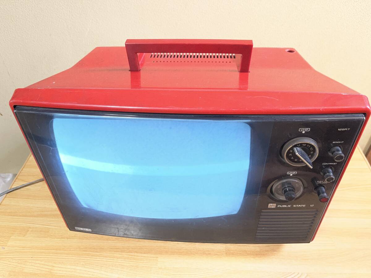 中古】f170313－26X 東芝 25S77 ブラウン管 テレビ 動作確認済み