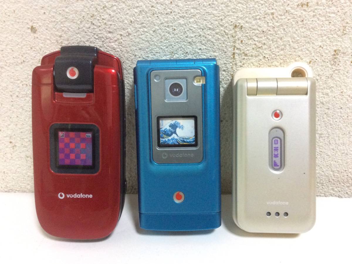 802N Vodafone ガラケー（Vodafone ディスプレイサンプル 703SH