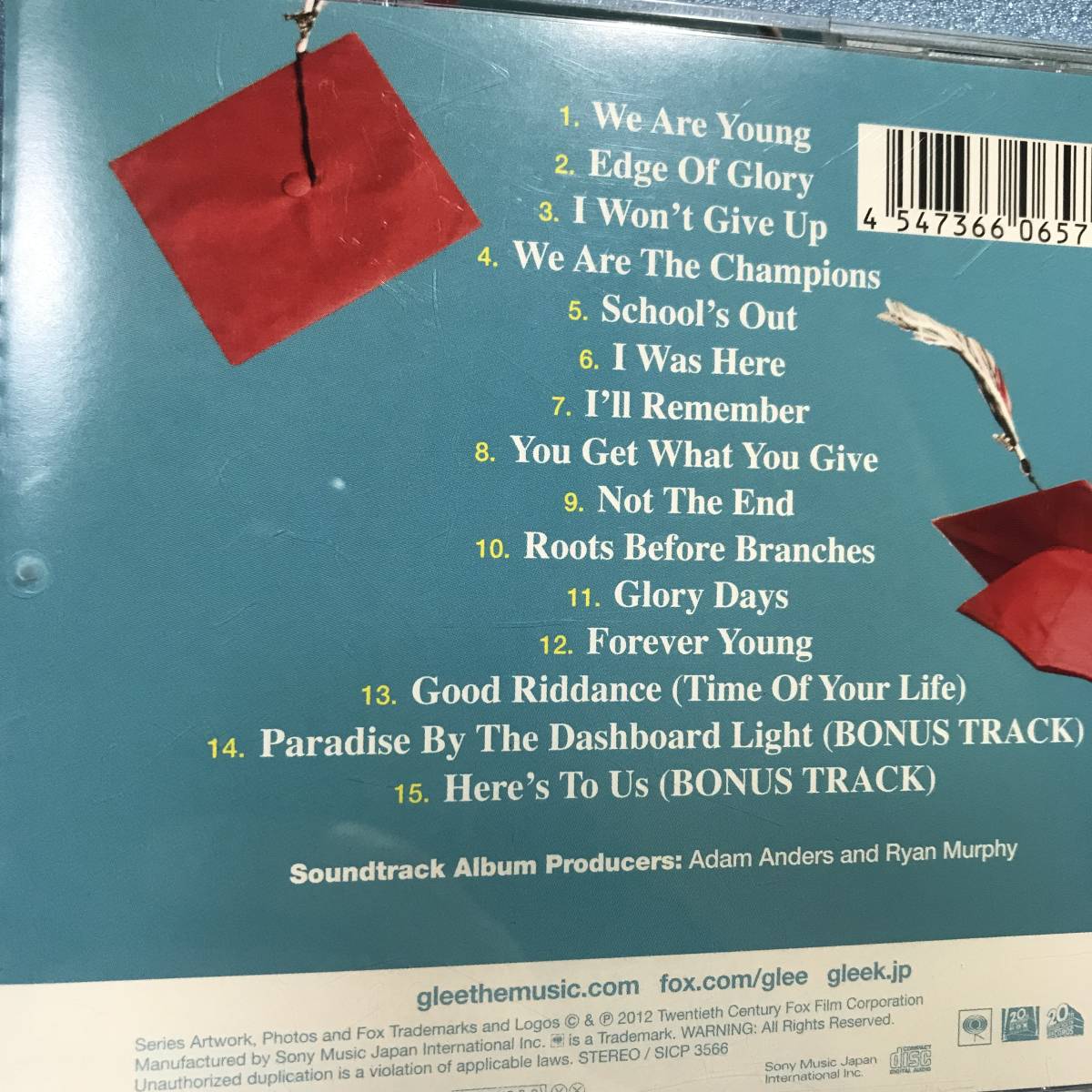 国内盤cd ドラマ Glee The Music Sason Three The Graduation Album グリー シーズン3 ザ グラデュエーション アルバム サントラcd の落札情報詳細 ヤフオク落札価格情報 オークフリー スマートフォン版