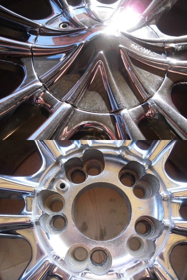 中古ホイール4本SET MKW MK-12 Chrome クローム 20-8.5J 10H ＋34 114