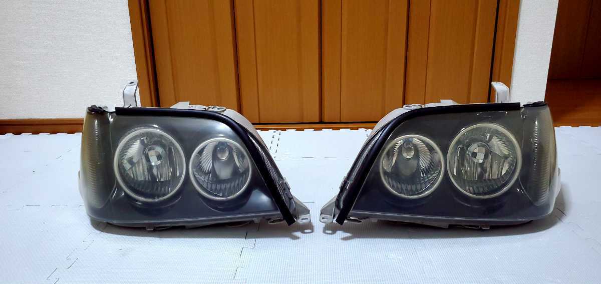 17クラウン jzs171 ヘッドライト 左右 ワンオフ加工
