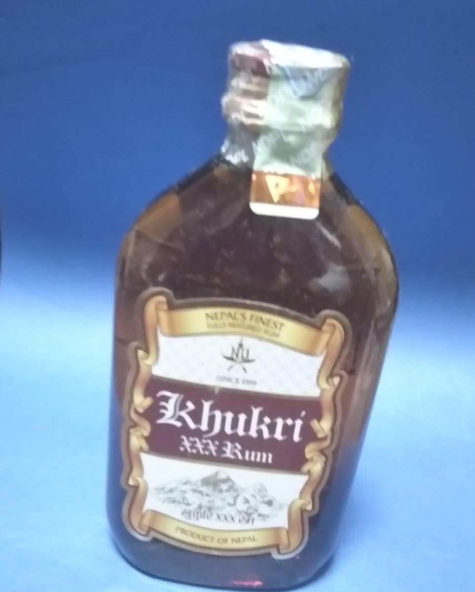 新品 全国送料無料 ククリラム ククリxxxラム Khukri Rum ネパールのラム酒 42 8度 180ml の落札情報詳細 ヤフオク落札価格情報 オークフリー スマートフォン版