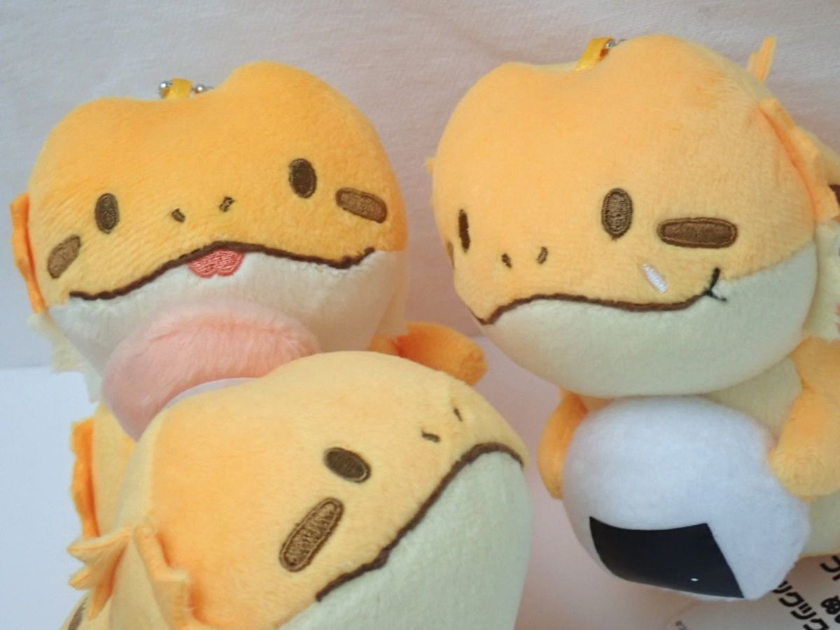 新品】☆未使用 バンプレスト ツク之助 フトアゴヒゲトカゲ ぬいぐるみ