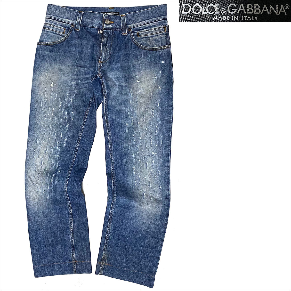 J3043 美品 ドルチェ&ガッバーナ G4Y0TD/G8D02 14CLASSIC ストレッチ