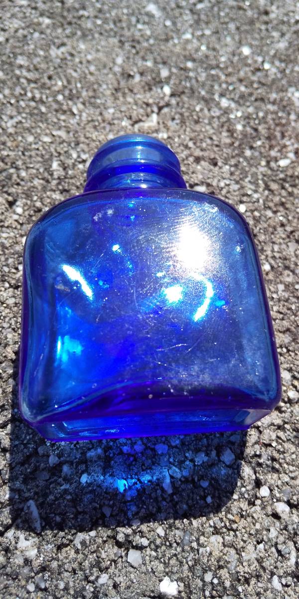 レトロ瓶☆コバルトブルー2個