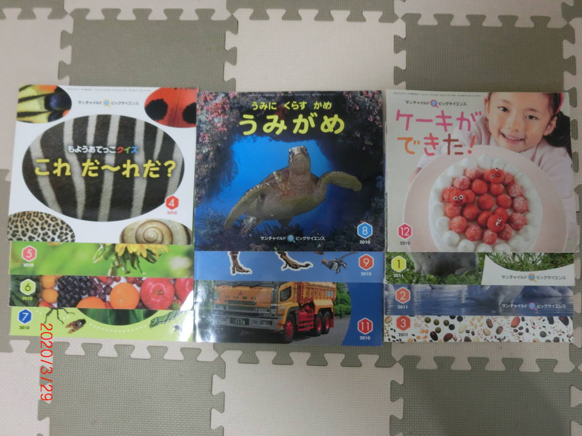 Used】サンチャイルド ビッグサイエンス 2010年4月~2011年3月 11冊