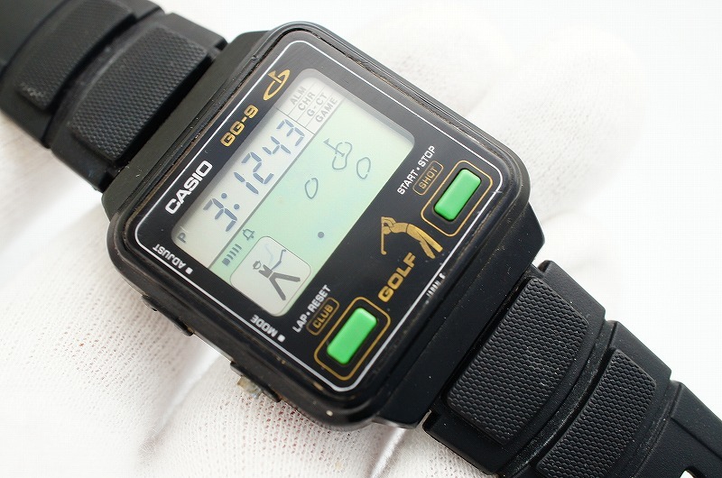 D76□作動良好 希少 ビンテージ CASIO カシオ ゲーム機能付き ゴルフ