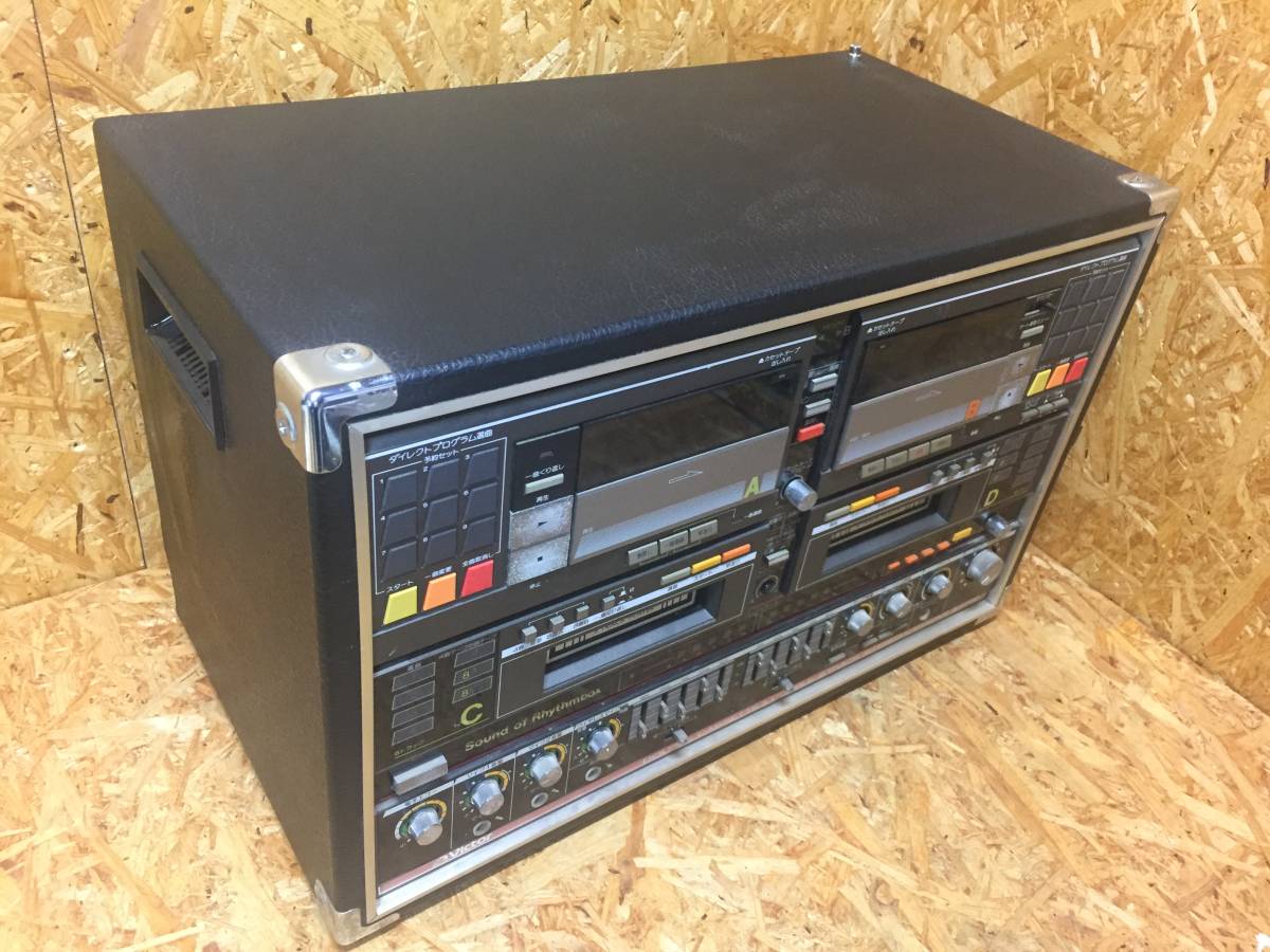 ジャンク品☆Victor／ビクター K-A1000／8トラックカラオケ 80W