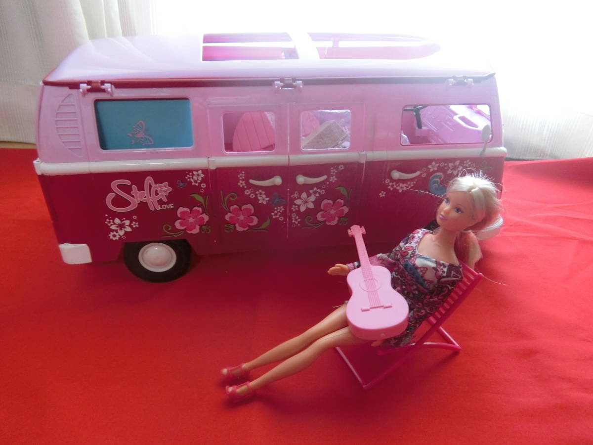 ハワイ キャンパー 車 キャンピングカー ステフィー バービー Hawaii Camper Steffi Van 人形 海外 レア 中古 送料無料 の落札情報詳細 ヤフオク落札価格情報 オークフリー スマートフォン版